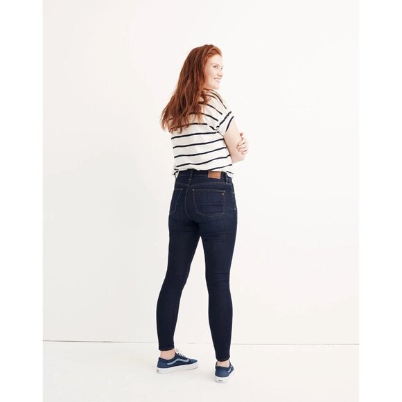 Madewell 9” High Rise Skinny Jeans in Larkspur Wash Tencel Edition 27 - Picture 1 of 13